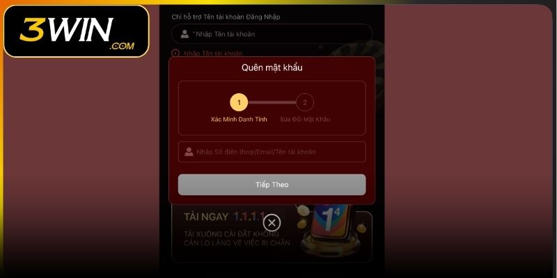 Gỡ rối vướng mắc trong lúc đăng nhập 3WIN