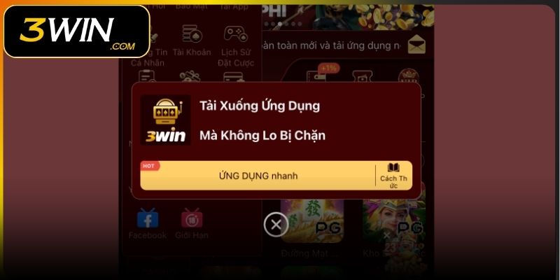 Lợi ích hội viên được hưởng khi tải app 3WIN